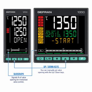Gefran 1250 & 1350 Series PID Digital Temperature Controllers