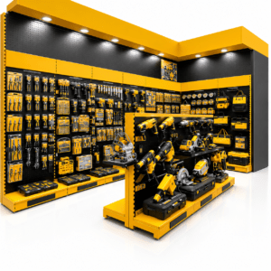 INGCO Tools Exhibition Booth and Hardware Display Stand